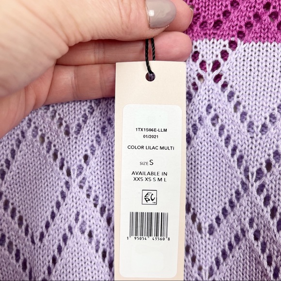 BCBGeneration • Bonnie Striped Short Sleeve Sweater - Picture 9 of 16